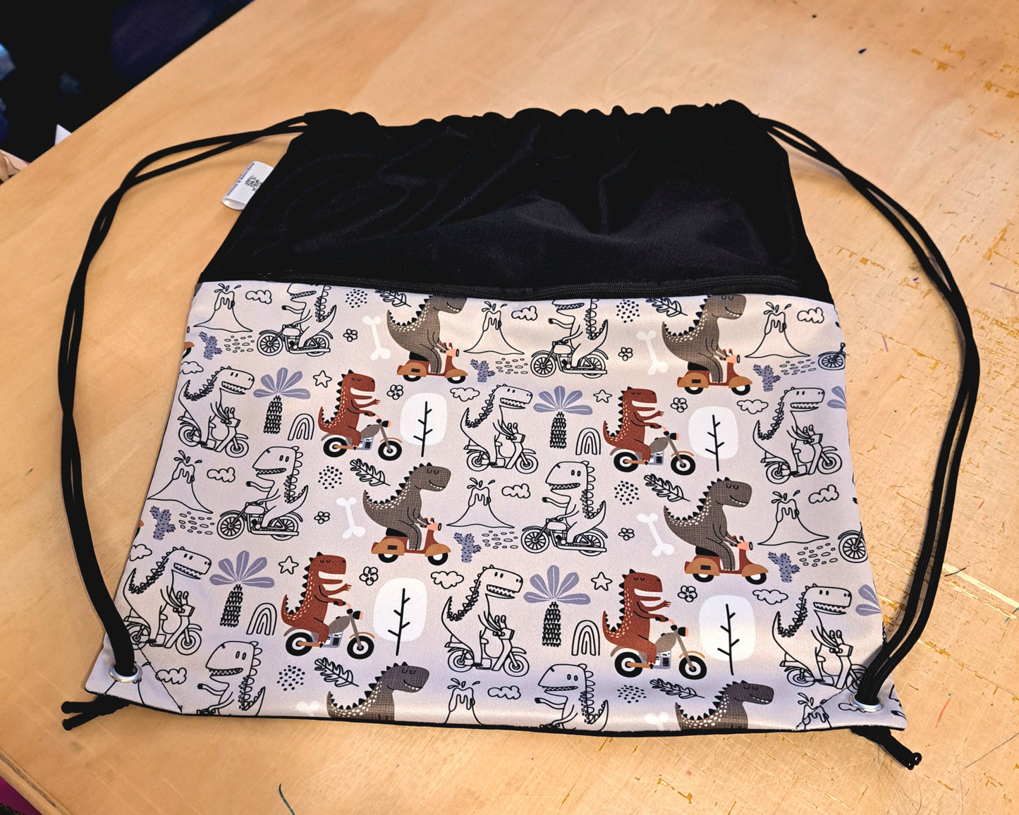 Sac à soulier/sport; prêt à partir - Dinos à vélo