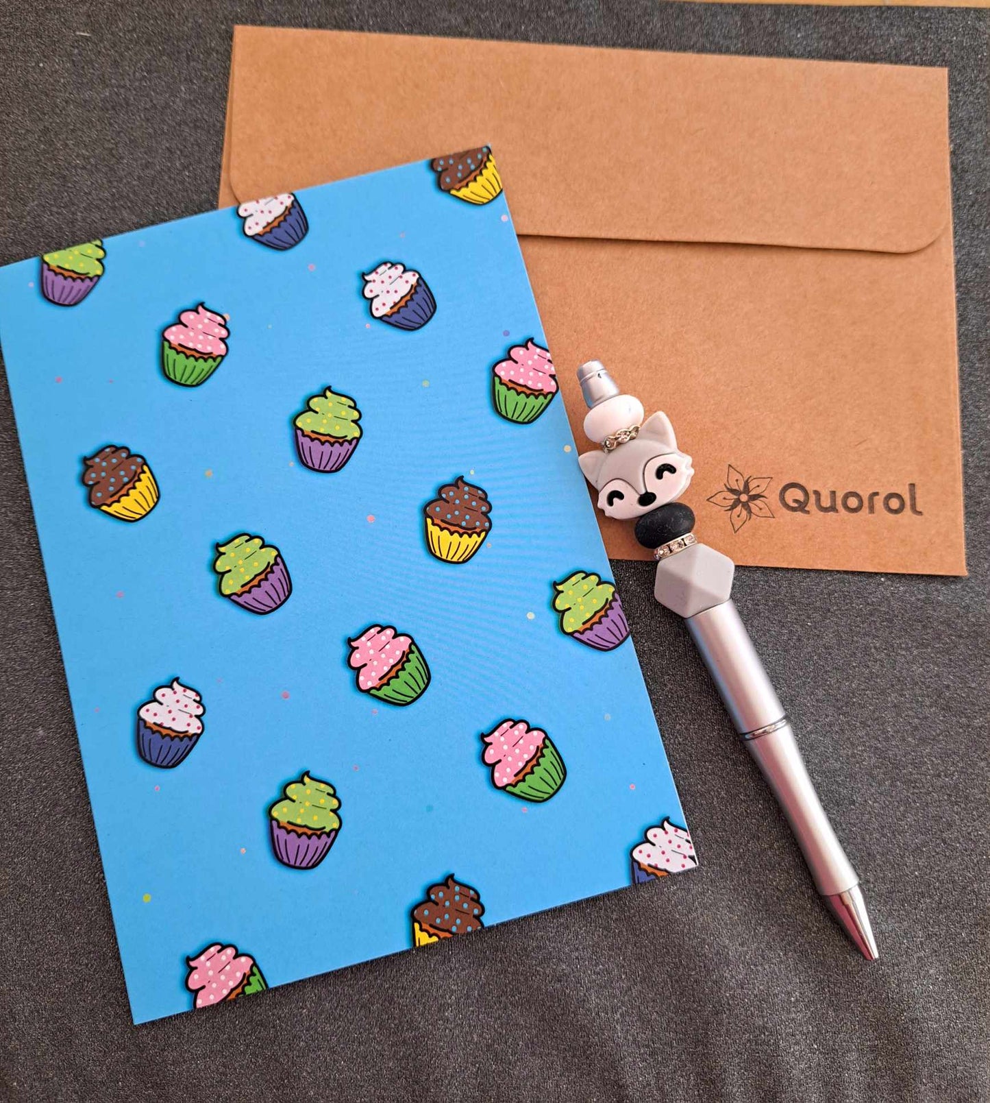 Carte de voeux - Cupcakes
