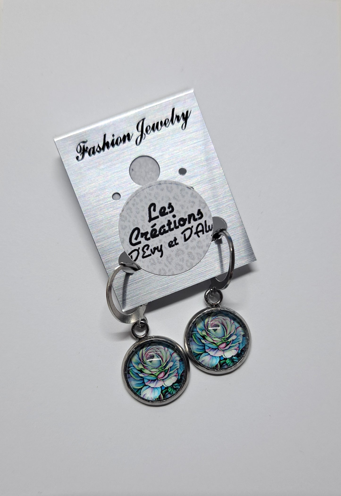 Boucles d'oreilles d'Evy- Pendante succulent