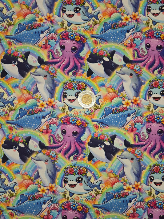 Coton - Animaux océan