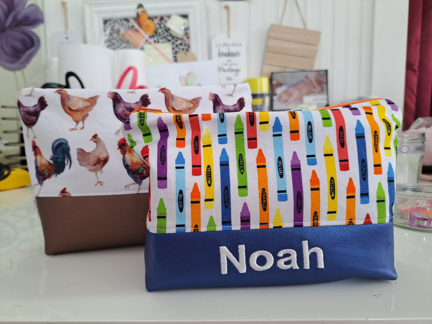 Trousse personnalisée Grand format-  SUR DEMANDE