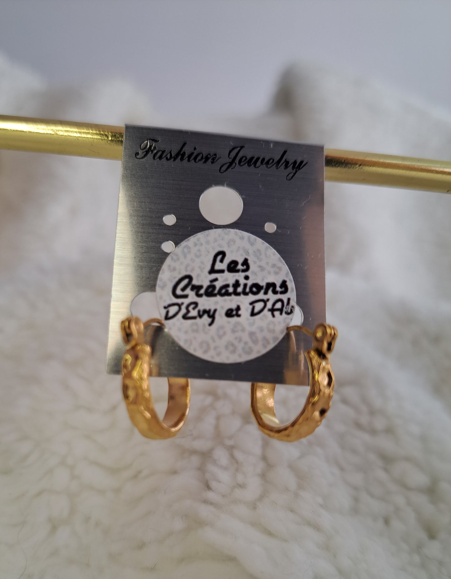 Boucles d'Evy - Anneaux doré ou argent