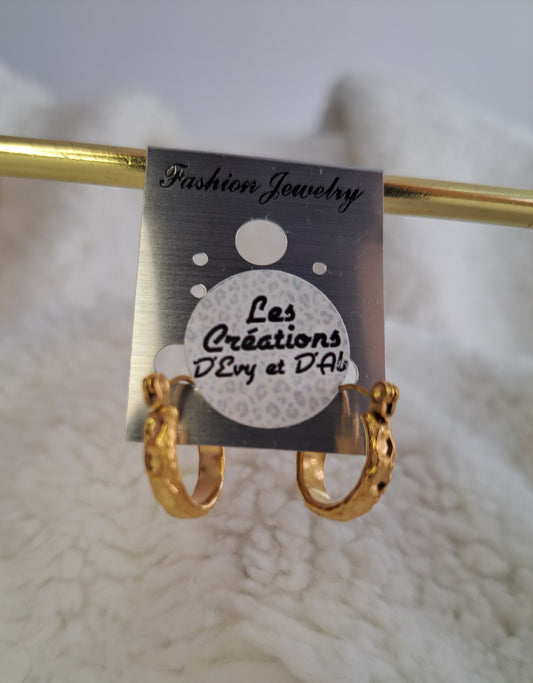 Boucles d'Evy - Anneaux doré ou argent