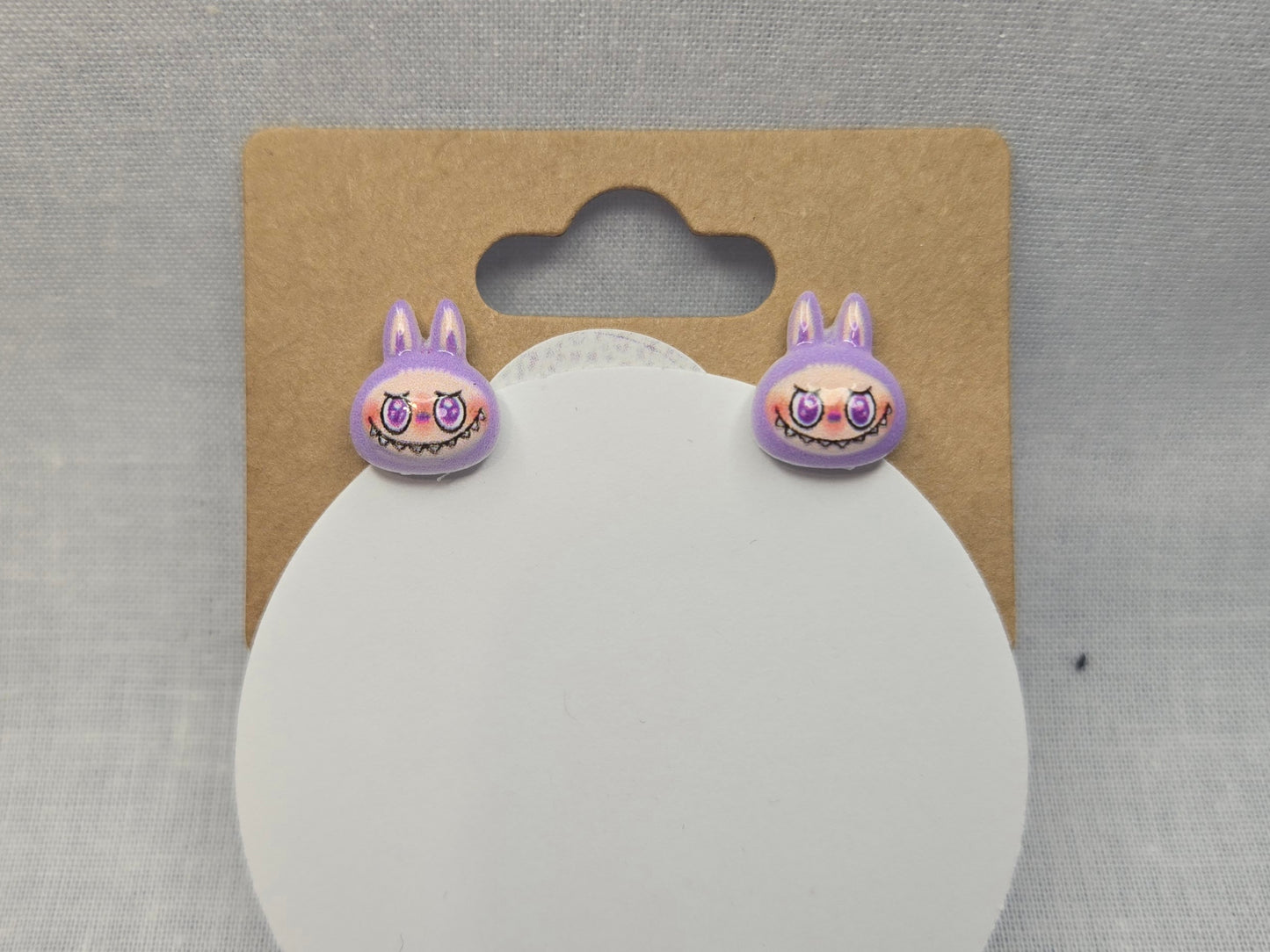Boucles d'oreille d'Evy - lapin méchant