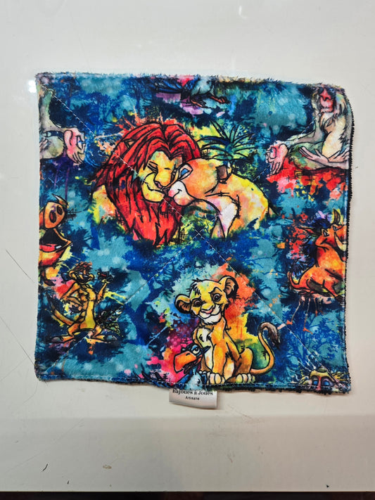 Débarbouillette - lion