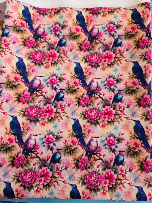 Coton - oiseau rose